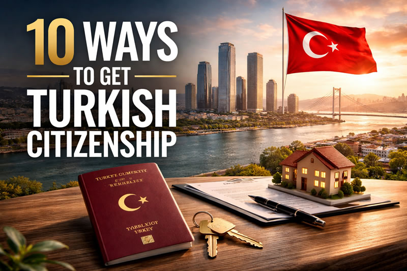 10 Ways to Get Turkish Citizenship