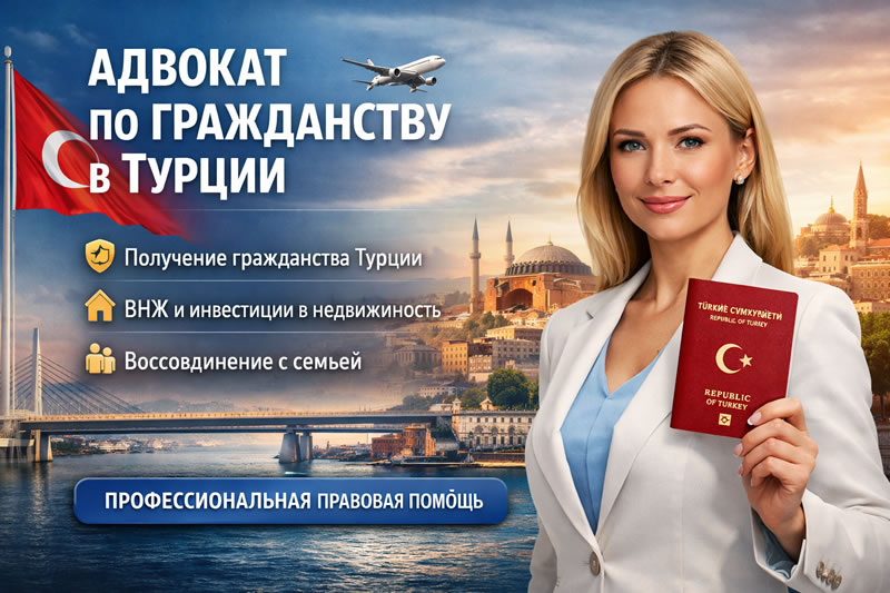 Адвокат по гражданству в Турции — юридическое руководство